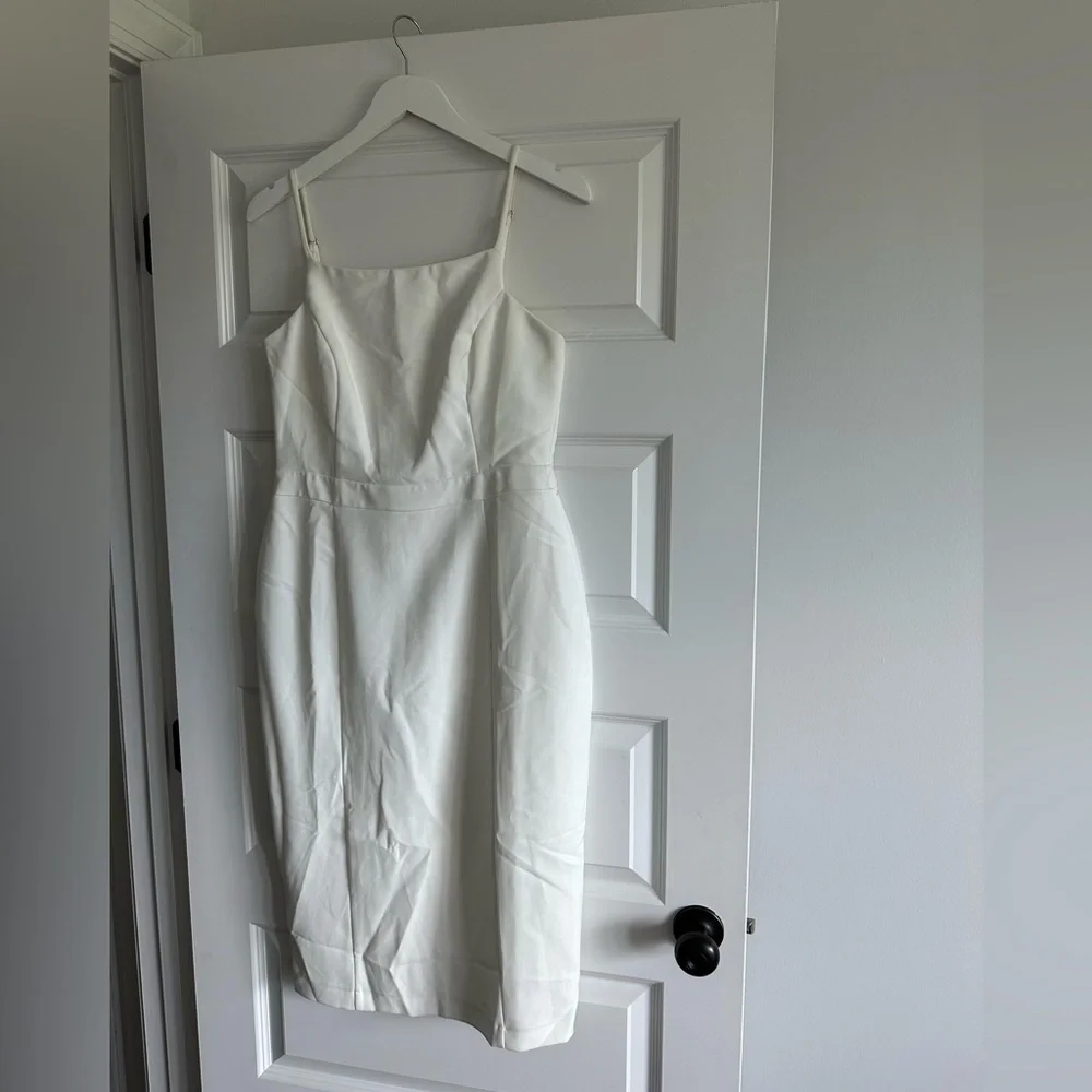 Harlyn Body-con Dress In Off White
